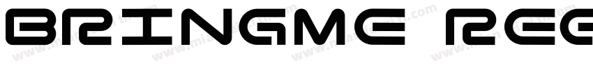 Bringme Regular字体转换